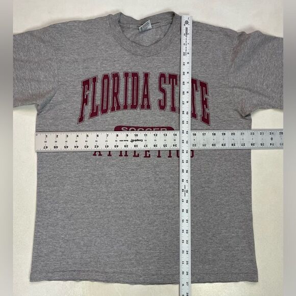 VINTAGE Florida State Soccer Athletics T-shirt Men Large USA 90s Single Stitch - Picture 7 of 7
